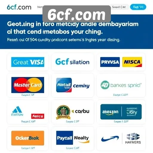 Kemudahan Pembayaran dan Transaksi di 6cf.com